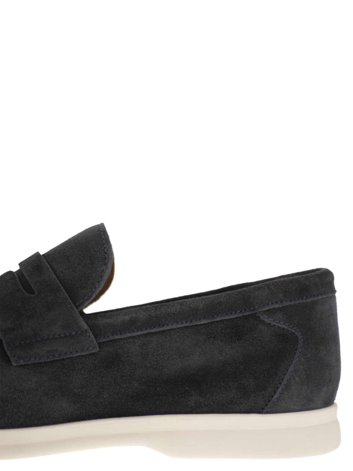 Doucals ドゥーカル 'S ペニースエードモッカシン - Image 8