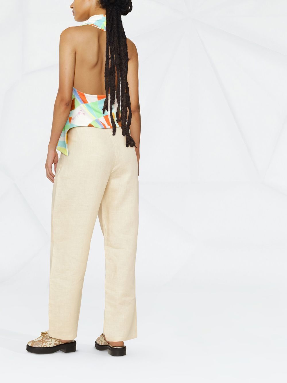 Siedres シードレスはリネンパンツをプリーツしました - Image 8