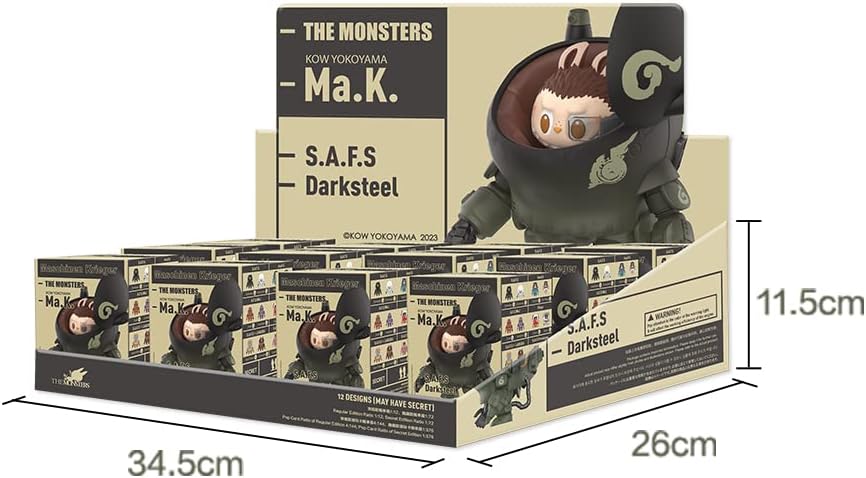 POP MART THE MONSTERS x Hiroshi Yokoyama Ma.K. Series Series (1 Piece), Pop-Mart Toy Toy Toy (1 Piece), Blind Box, Plastic Model, Premium Toy, Soft Vinyl, Original Character, Birthday Gift