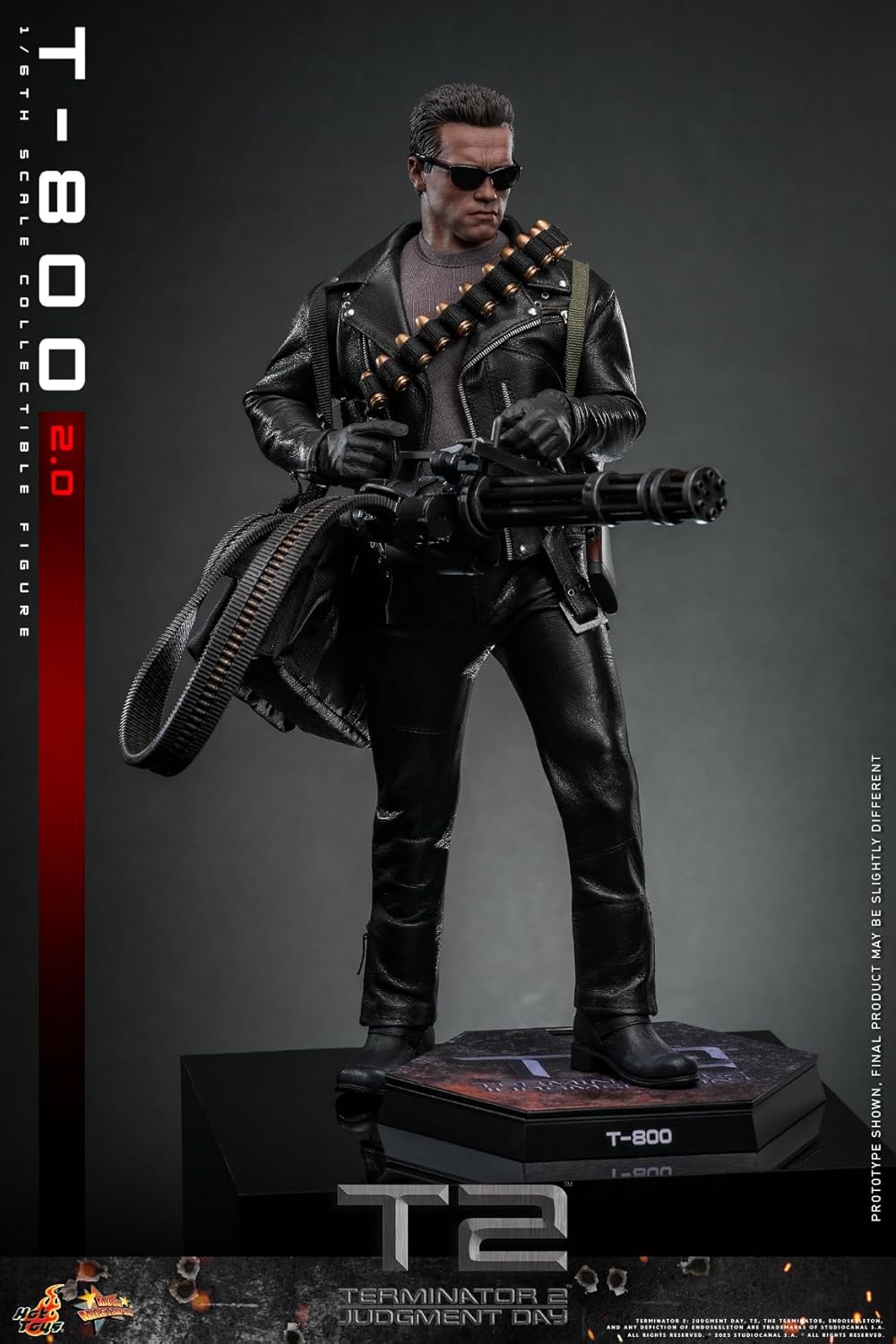 Movie Masterpiece Terminator 2 T-800 (2.0 Version) 1/6 Scale Figure