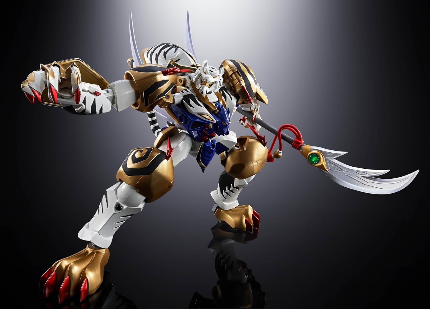 Tamashi Nations Soul of Chogokin Super Robot War OG GX-119 Ryuu-Oh, Approx. 8.3 inches (210 mm) & 7.9 inches (200 mm) Diecast, ABS & PVC Pre-painted Action Figure