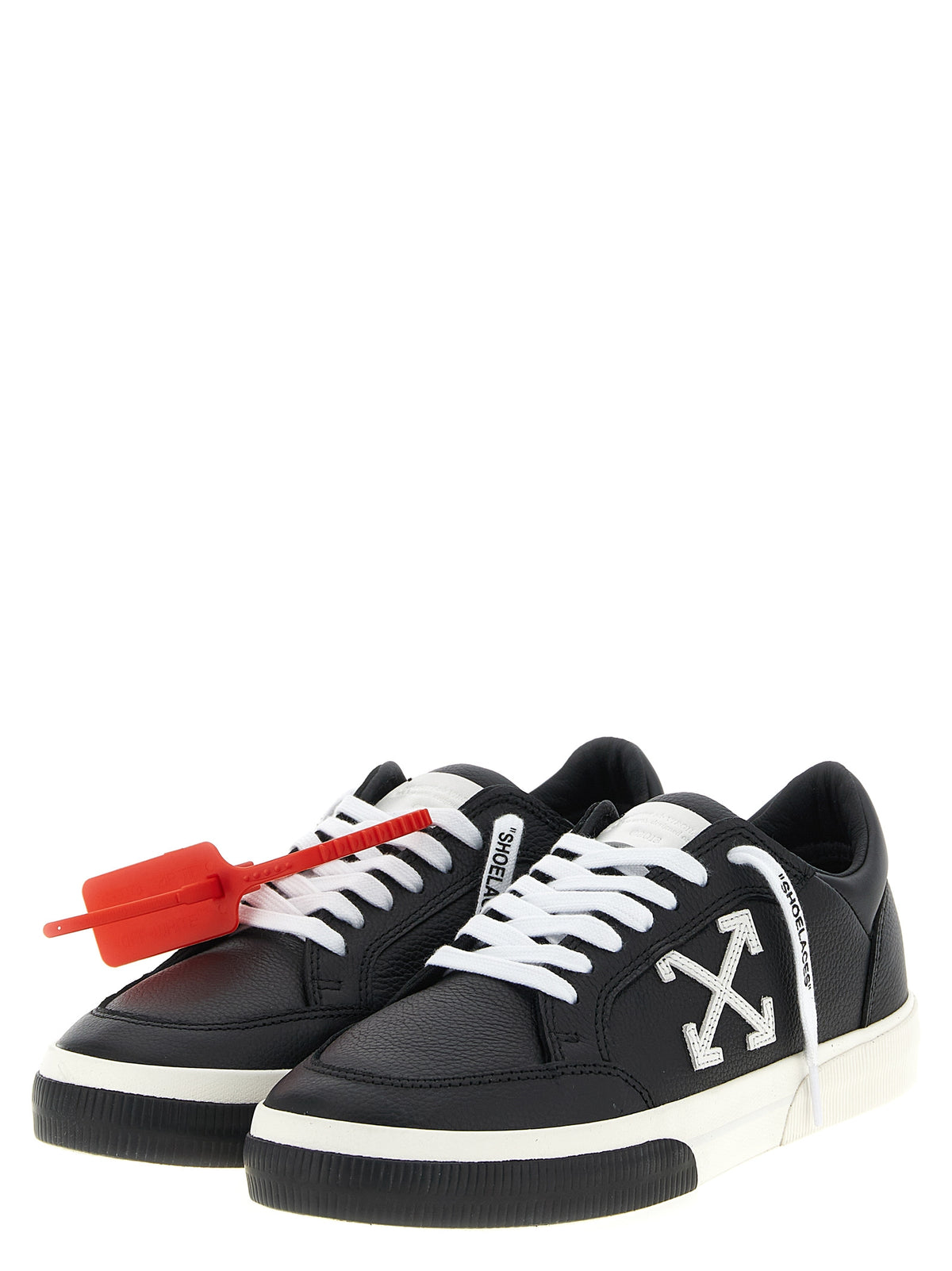Off Off White 'New Low Vulcanized Leather' Sneakers - Image 8