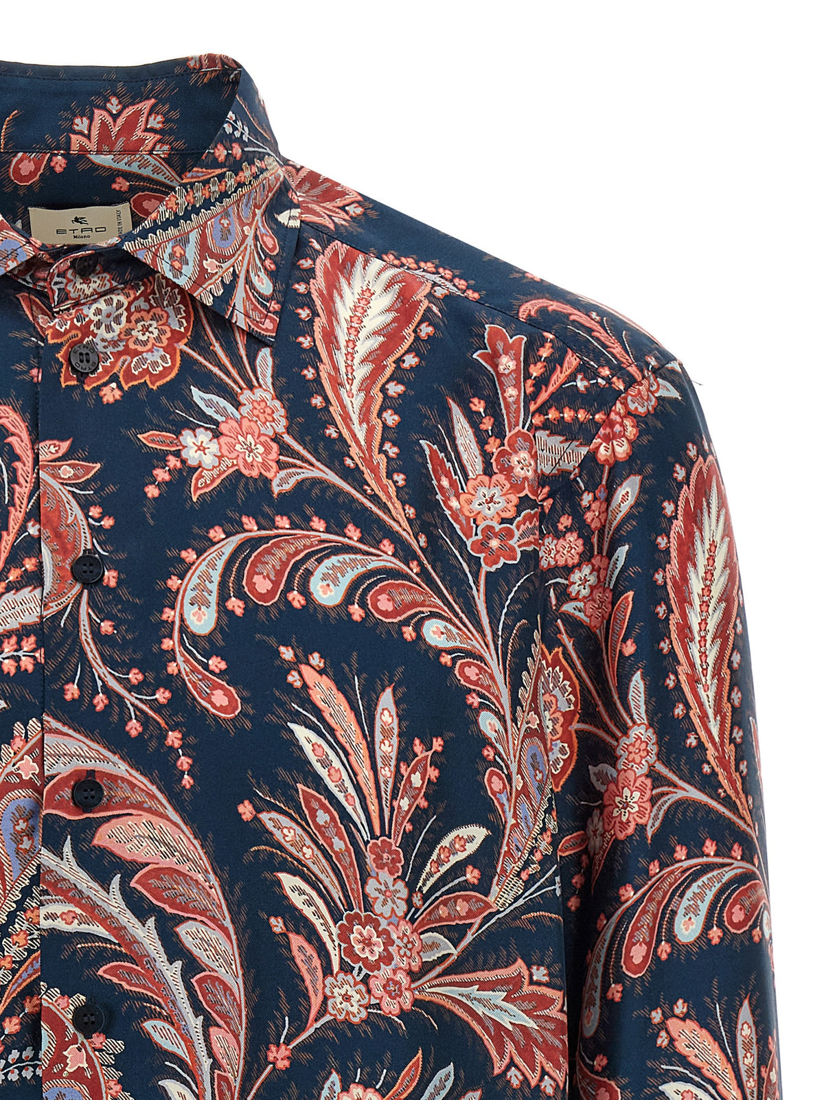 Etro Etro Paisley Ramageシルクシャツ - Image 8