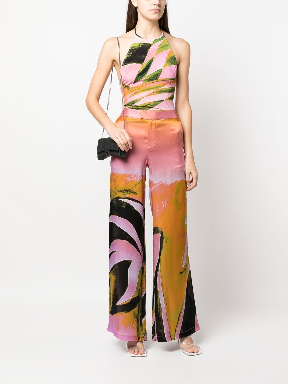 Louisa Louisa Ballouは広い脚のズボンを印刷しました - Image 8