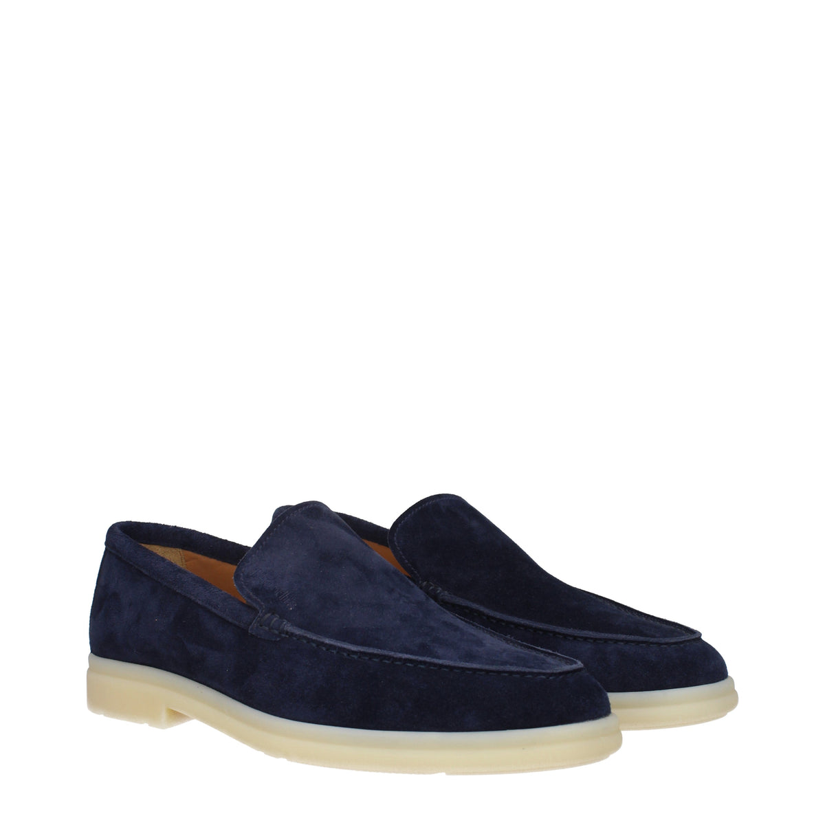 Churchs 教会'S Mocassini Greenfield Mens Suede Blue/Blue Navy - Image 8
