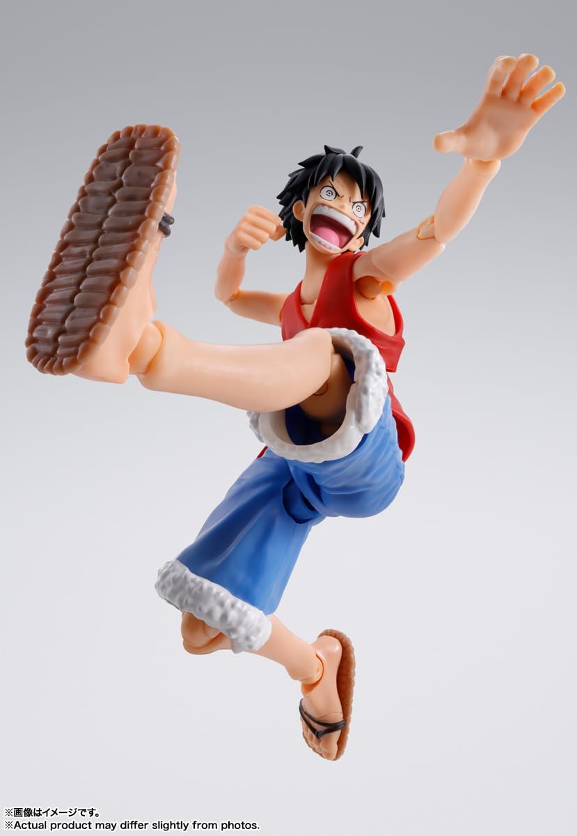 S.H. Figuarts ONE PIECE Monkey D. Luffy - Dawn of Adventure - Approx. 5.7 inches (145 mm), ABS & PVC Pre-painted Action Figure