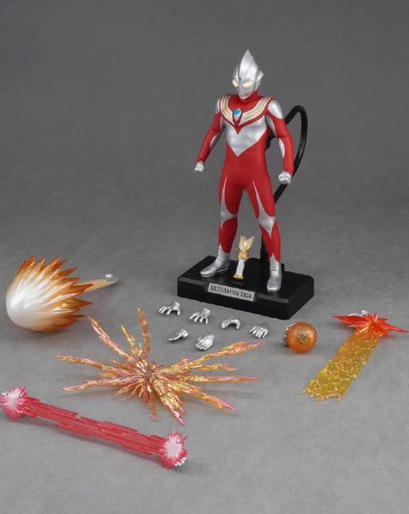 ALPHAMAX Ultraman Tiga Power Type Action Figure, Complete Product, Luminescent