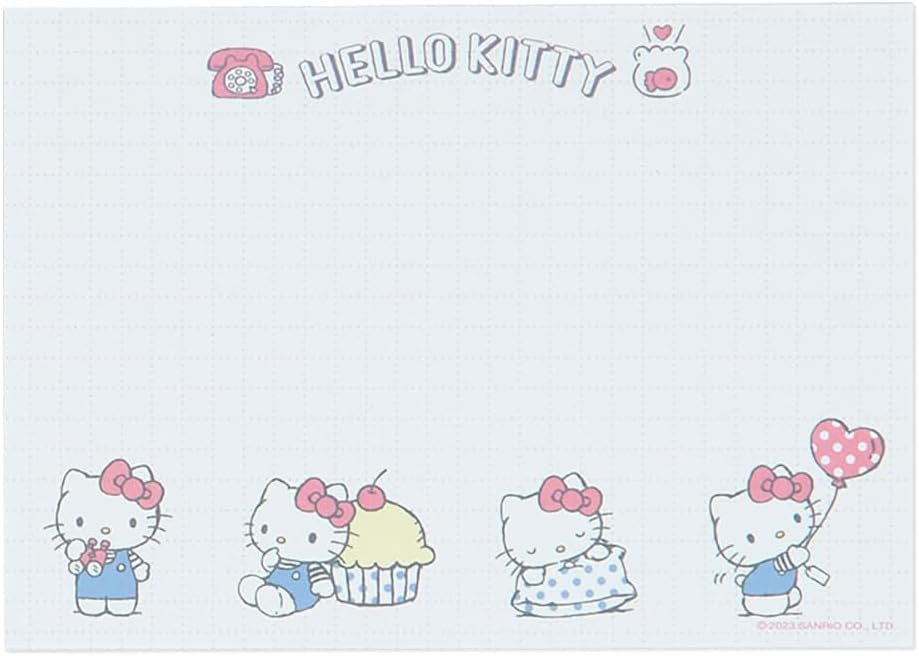 Sanrio 016942 Hello Kitty 8 Design Memo