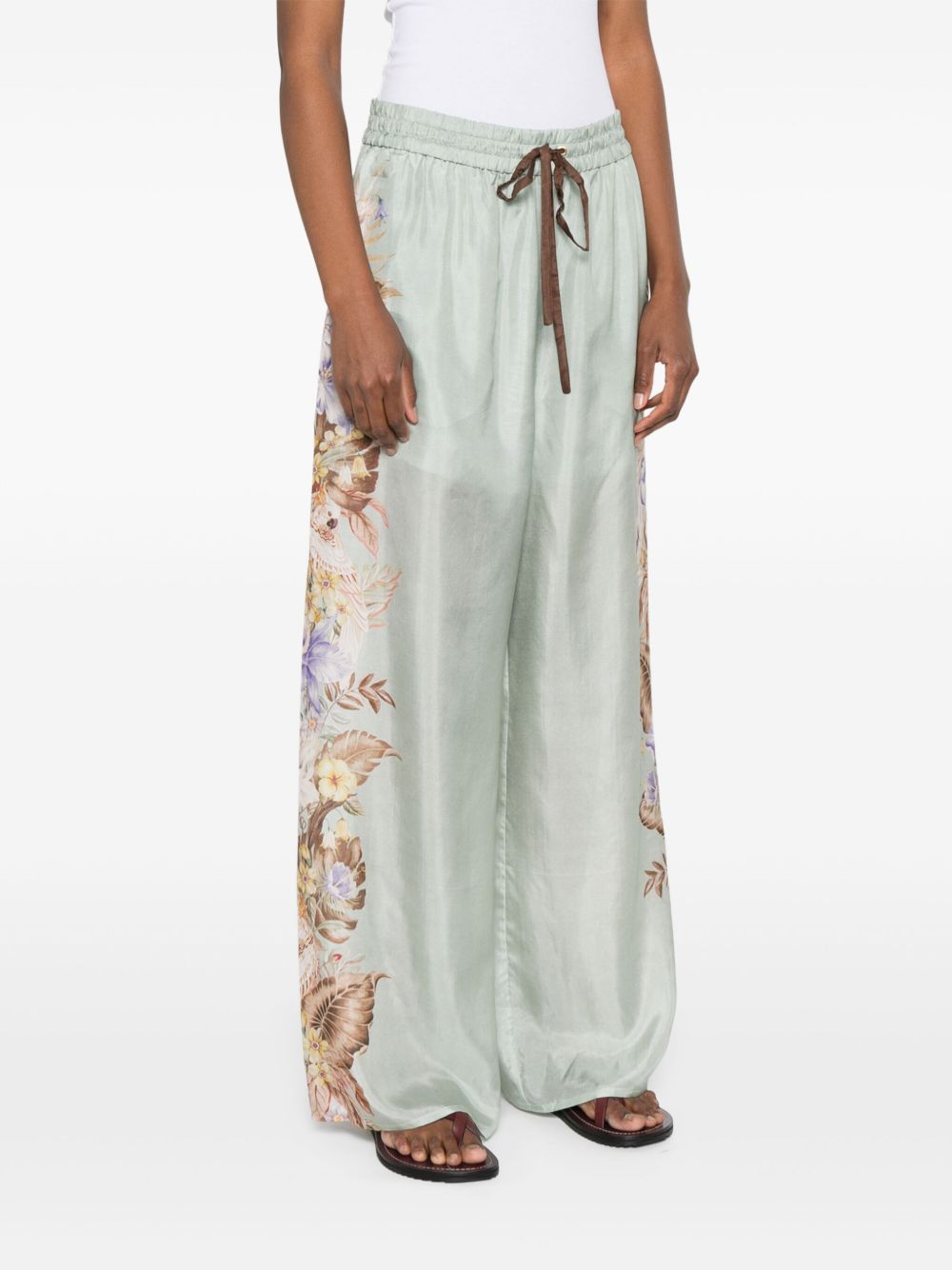 Zimmermann ZIMMERMANN COCOプリントシルクズボン - Image 8