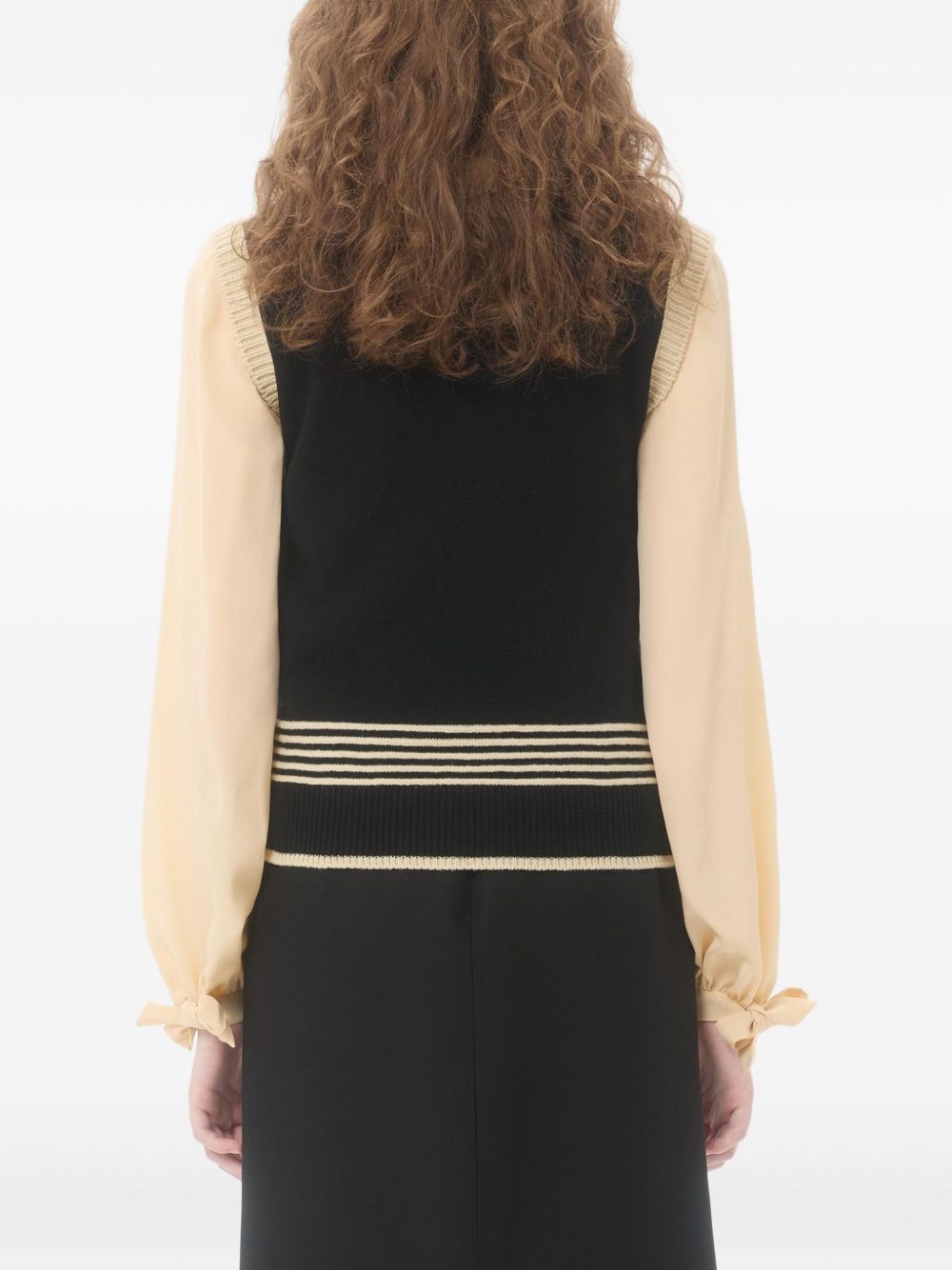 Valentino Valentino Le Chat De La Maisonウールベスト - Image 8