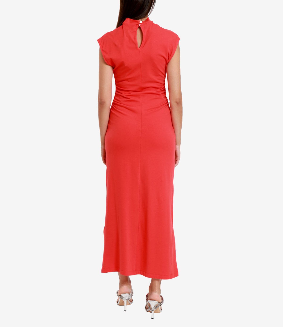 Msgm MSGMは赤いドレスを着ています - Image 8