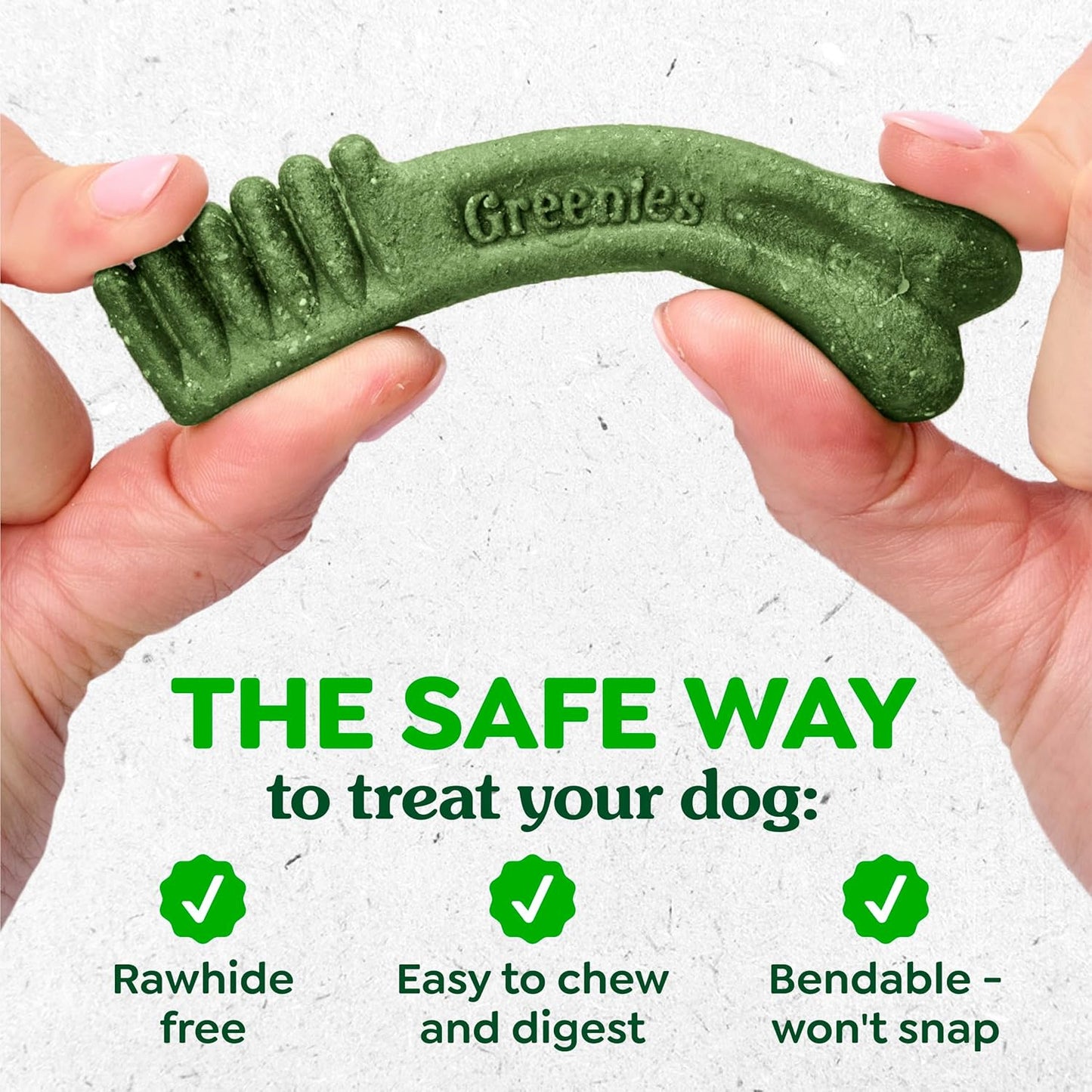 Greenies - Golosinas naturales para la salud dental de perros pequeños, sabor original, paquete de 36 onzas (60 unidades)