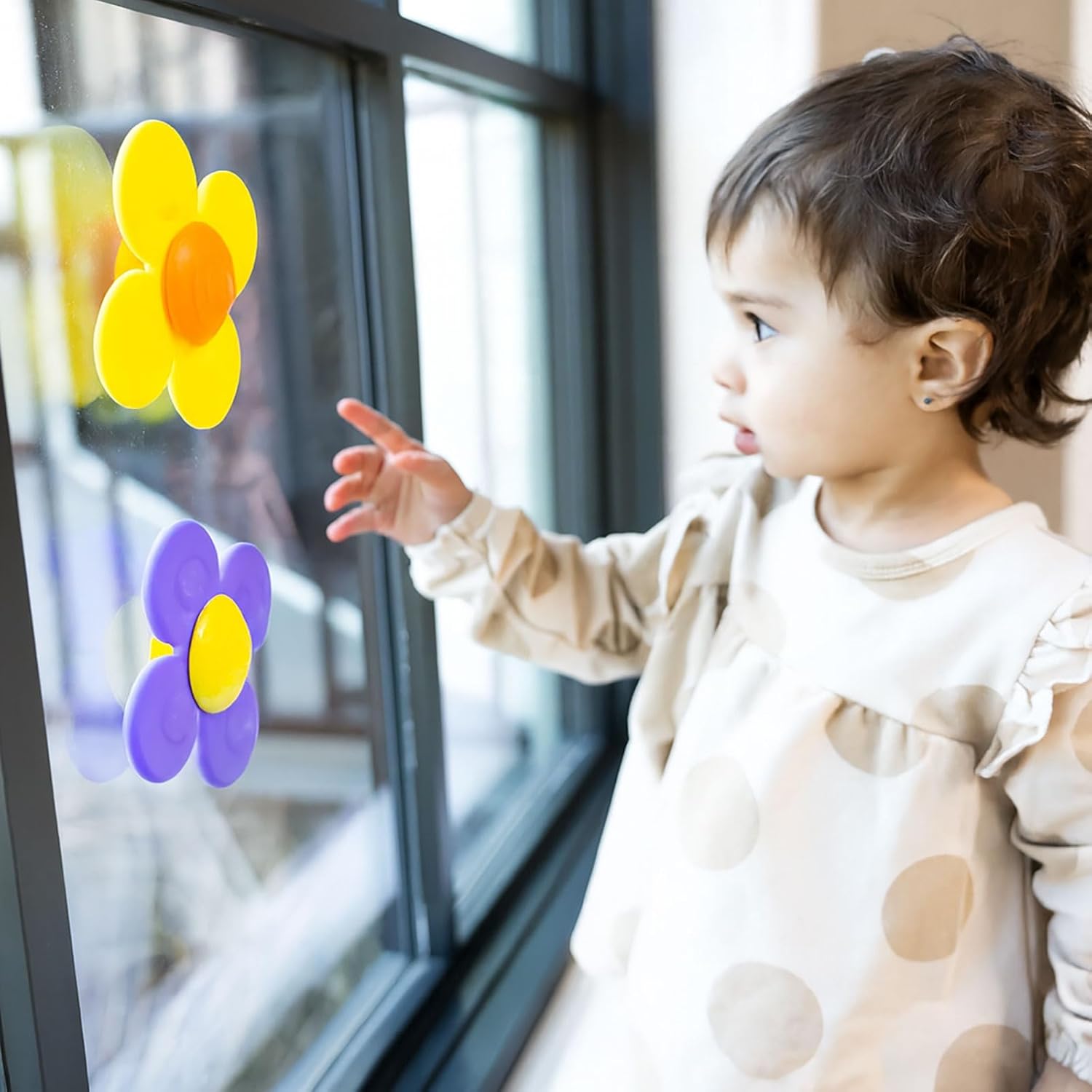 Fat Brain Toys Wary Squigz Set of 2 (Limited) Baby Toy, Teething Teether, Includes Suction Cup, Genuine Product