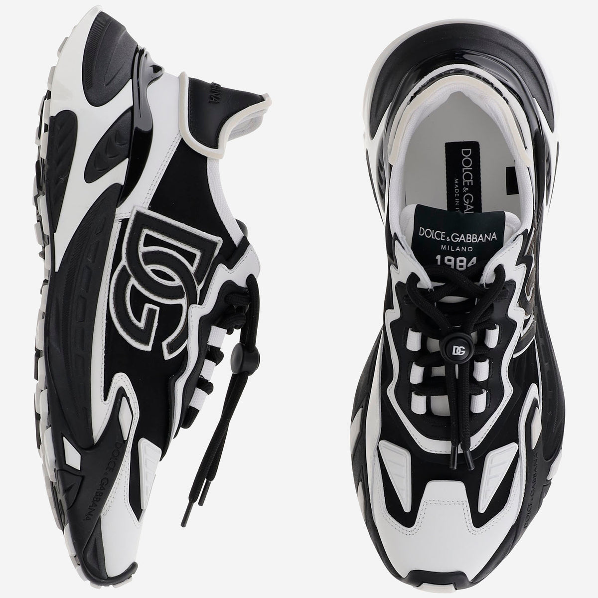 Dolce Dolce＆Gabbanaは、刺繍されたロゴを備えた分厚いスニーカーです - Image 8