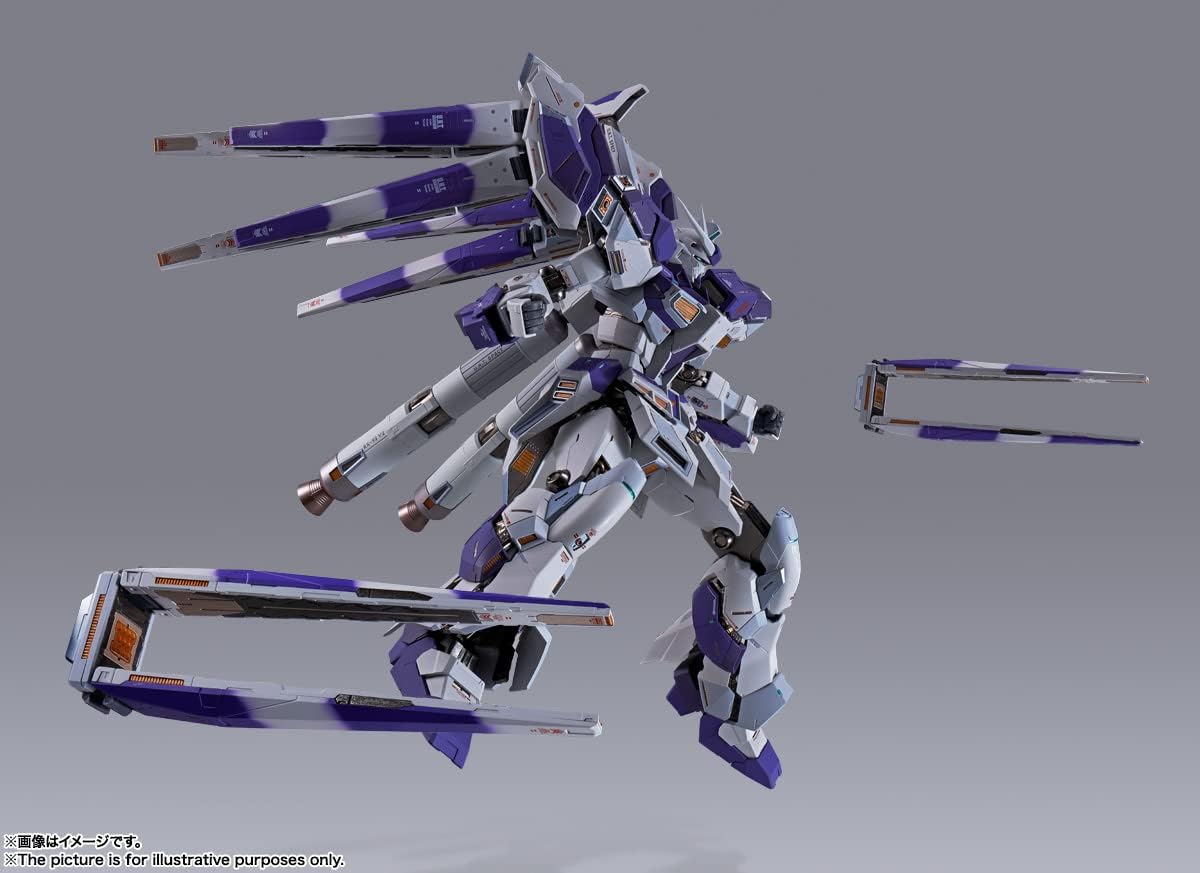 TAMASHII NATIONS METAL BUILD Mobile Suit Gundam: Char's Counterattack Beltorchika Children Hi-ν Gundam, Approx. 8.1 inches (205 mm), ABS & PVC & Die-cast, Pre-Painted Action Figure BAS62996'