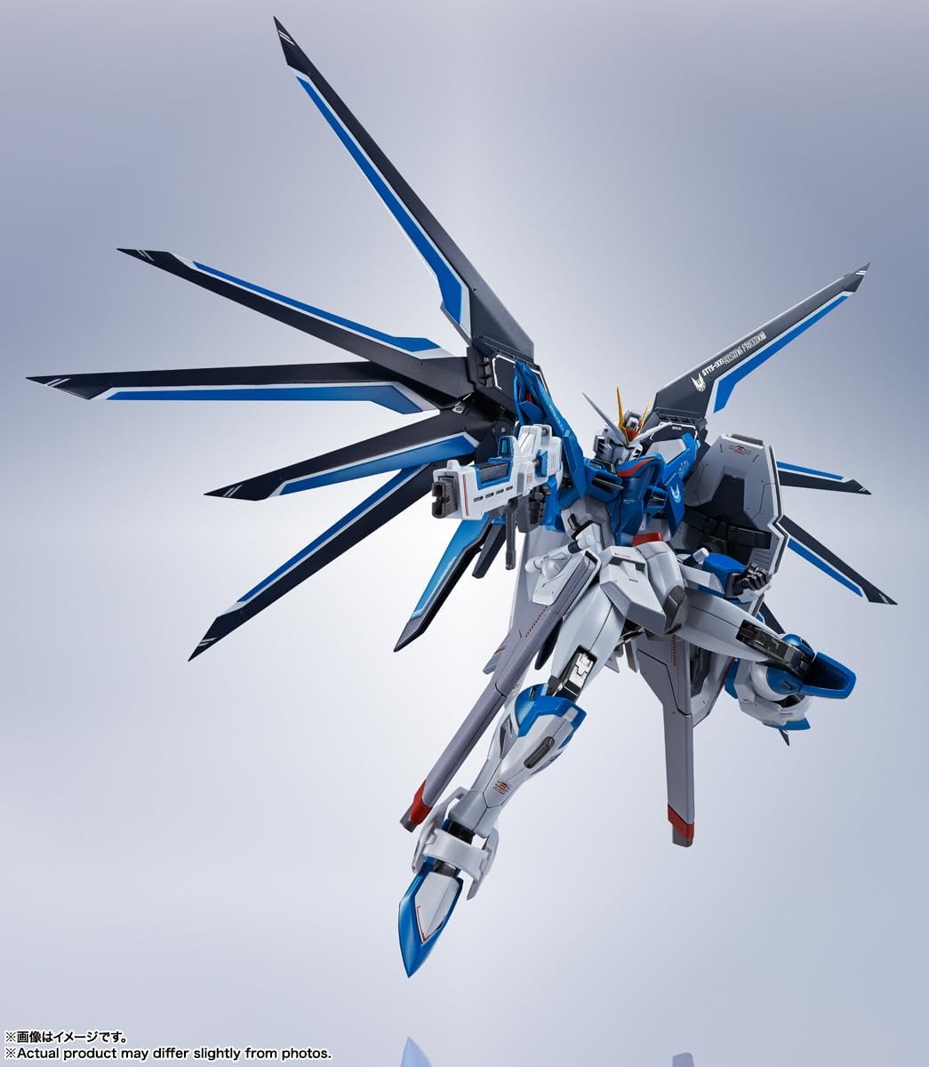Metal Robot Spirits, Mobile Suit Gundam SEED FREEDOM, Rising Freedom Gundam, Approx. 5.5 inches (140 mm), ABS & PVC & Die Cast Pre-painted Action Figure