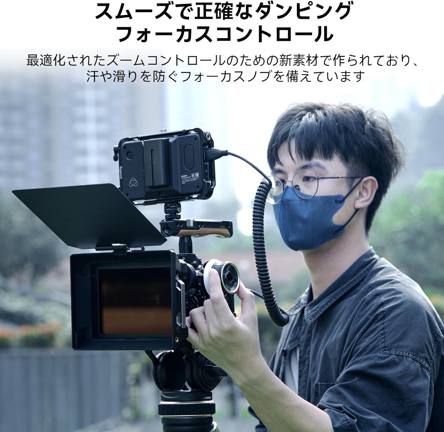 SmallRig 3010C Mini Follow Focus F40 Anti-Slip Sweat Compatible AB Block Freely Switching Small Multi-Function Storage Box Included Portable Replacement Lens Accessories