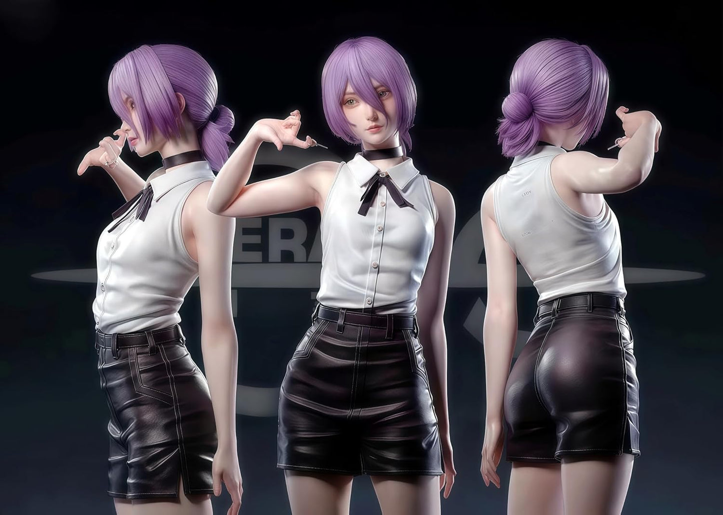 Chainsoman Lesee, 1/6 Scale, 11.0 inches (28 cm), Masterpiece, Collector's Figure, ABS & PVC, Pre-painted and Assembled Product, Stockings, Removable