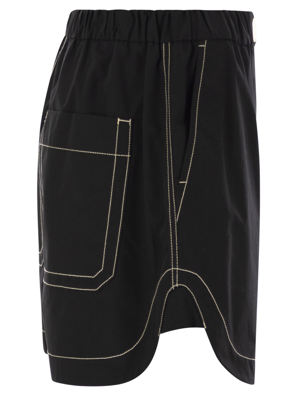Sportmax SportMax Lacrima Cotton Shorts - Image 8