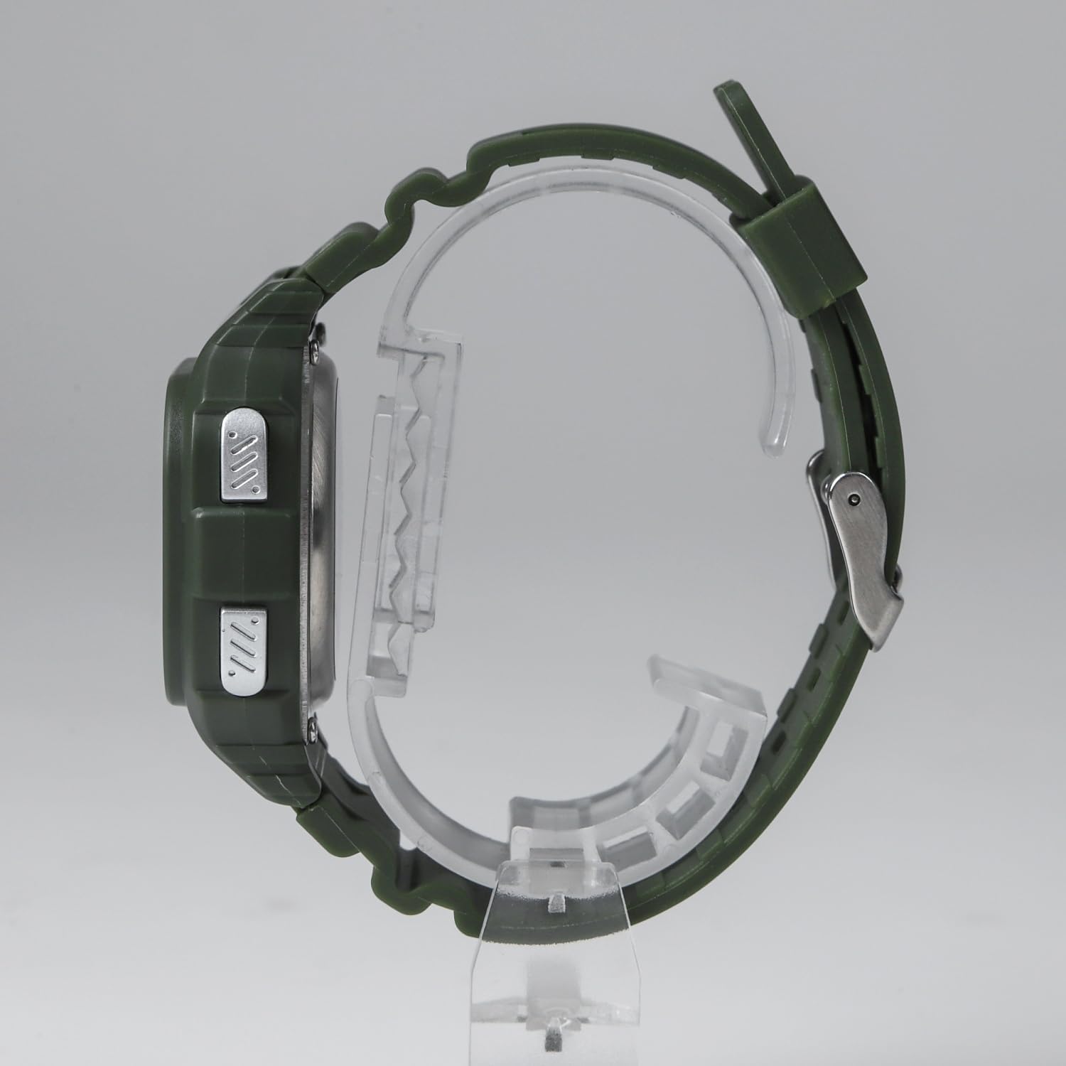 MAG MW-550A GR Digital Radio Solar Dual Power Waterproof Urethane Strap Small for Children MW-550A GR Green