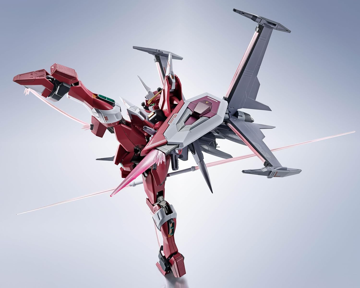 TAMASHII NATIONS Metal Robot Damashii Mobile Suit Gundam SEED FREEDOM Metal Robot Damashii Infinite Justice Gundam Ver. 2, Approx. 5.5 Inches (140 mm), Made of ABS & PVC & Die-cast, Painted