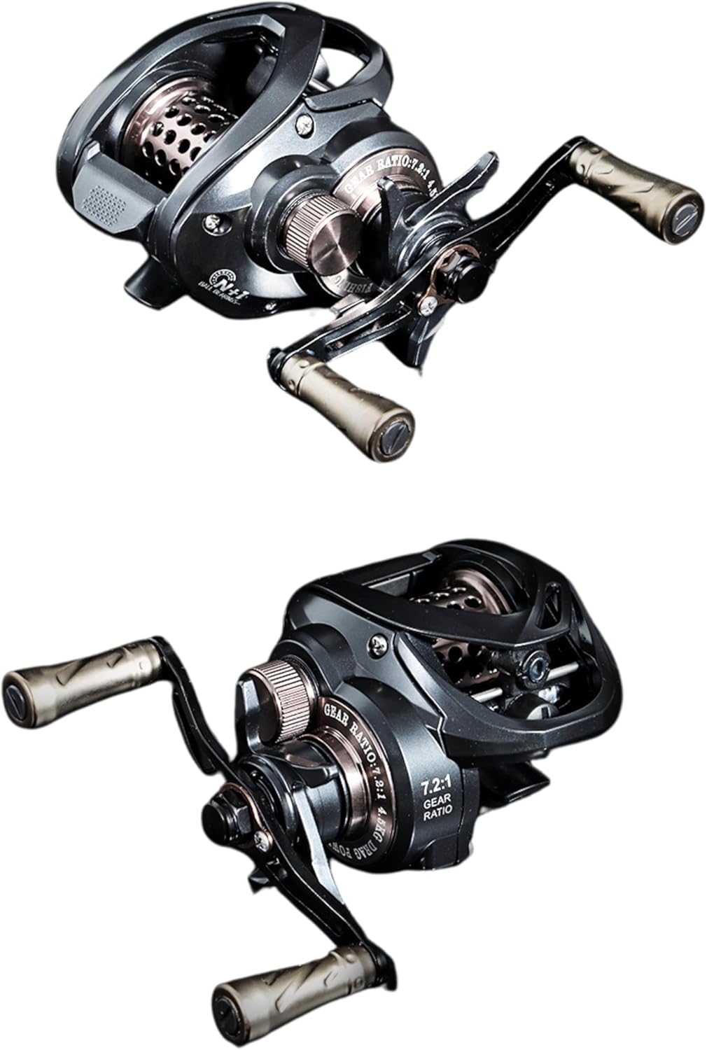 ベイトリール 右ハンドル 左ハンドル フィッシング リール 両軸リールエクストラハイギア（XG） 7.2：1 ベイトキャスティングリール 釣り 釣り具 [並行輸入品]