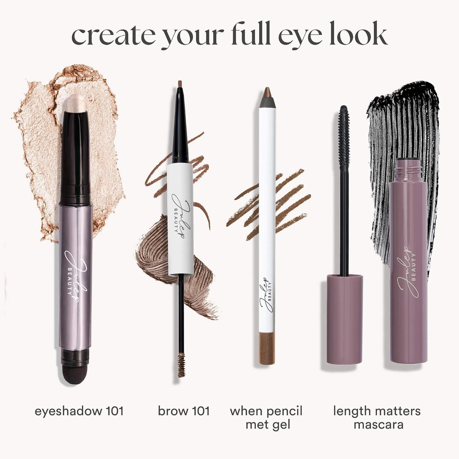 Julep Eyeshadow 101 Cream-to-Powder Waterproof Eyeshadow Stick – Rose Shimmer – Long-Lasting, Buildable, Crease-Proof, Cruelty Free, Shimmer Finish with Built-In Smudger
