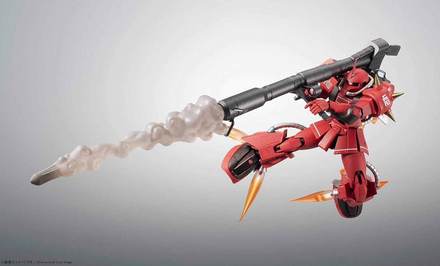 Robot Spirits Mobile Suit Gundam [SIDE MS] MS-06R-2 Johnny Leyden Dedicated High Mobility Zaku II Version A.N.I.M.E. Approx. 4.9 inches (125 mm), ABS & PVC Pre-painted Action Figure 158169