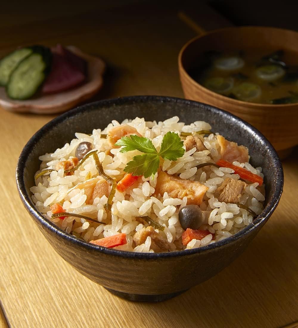 Yamamori Hokkaido Butter-Scented Salmon Rice, 6.0 oz (170 g) x 5