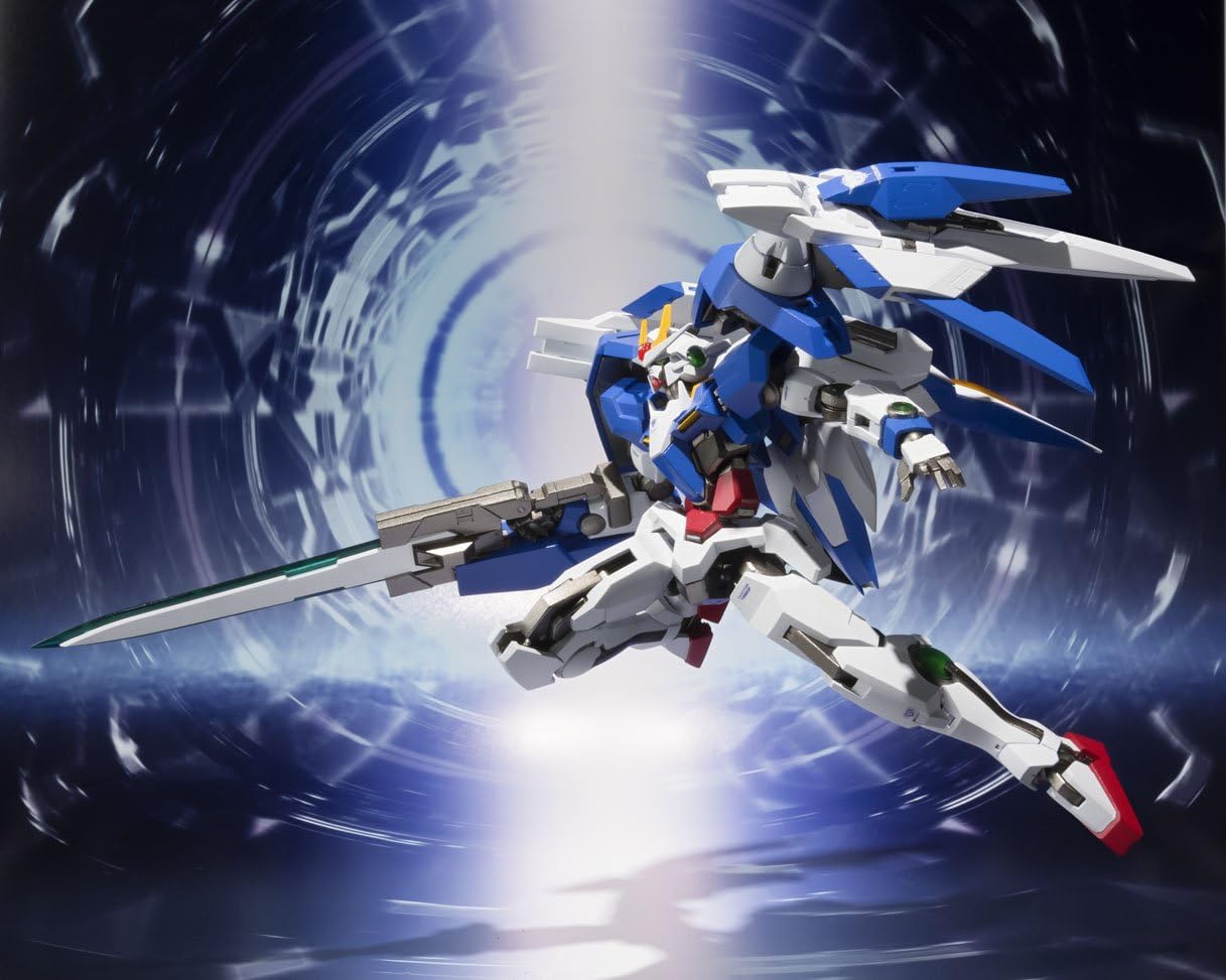 METAL ROBOT Spirits Mobile Suit Gundam [SIDE MS] 00 Raiser + GN Sword III, approx. 5.1 in. (130mm), ABS and PVC, die-cast painted action figure