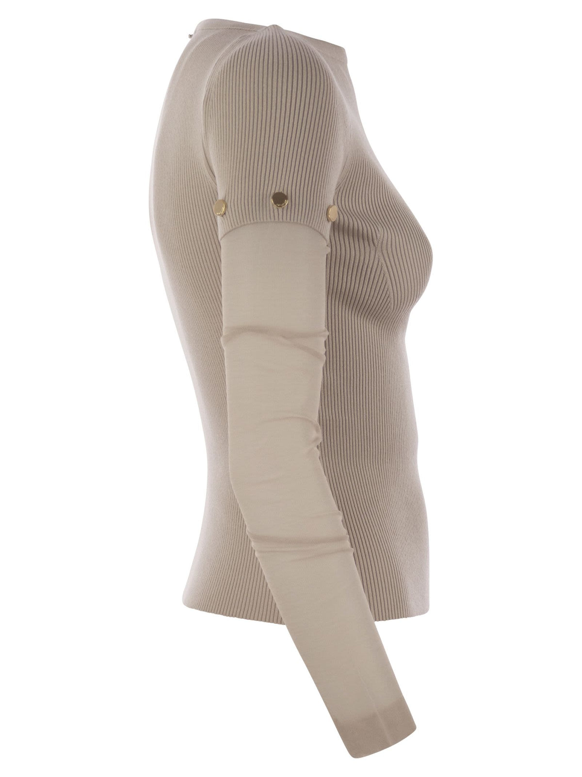 Sportmax SportMax Alcide Tight Fittingストレッチビスコースジャージ - Image 8