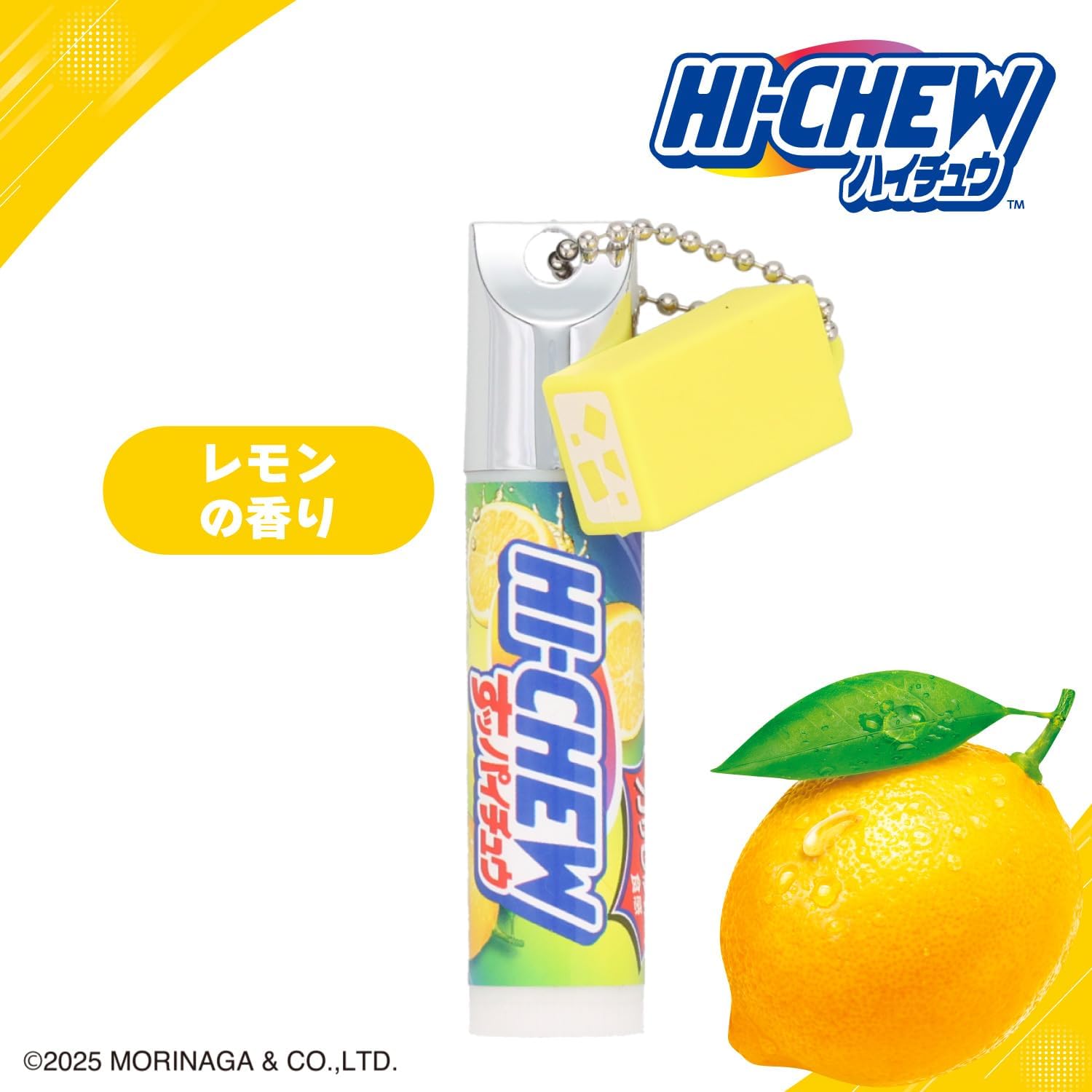 Shobido HW41056 Morinaga Hi Chu Lip Cream with Mascot, Scented, 7 Types, Single Item