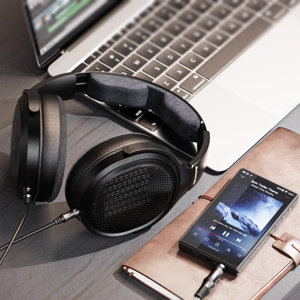 FiiO JT7 Black FIO-JT7-B【Shipped from Official Japanese Distributor with Serial Number】Open-type Planar Magnetic Headphones