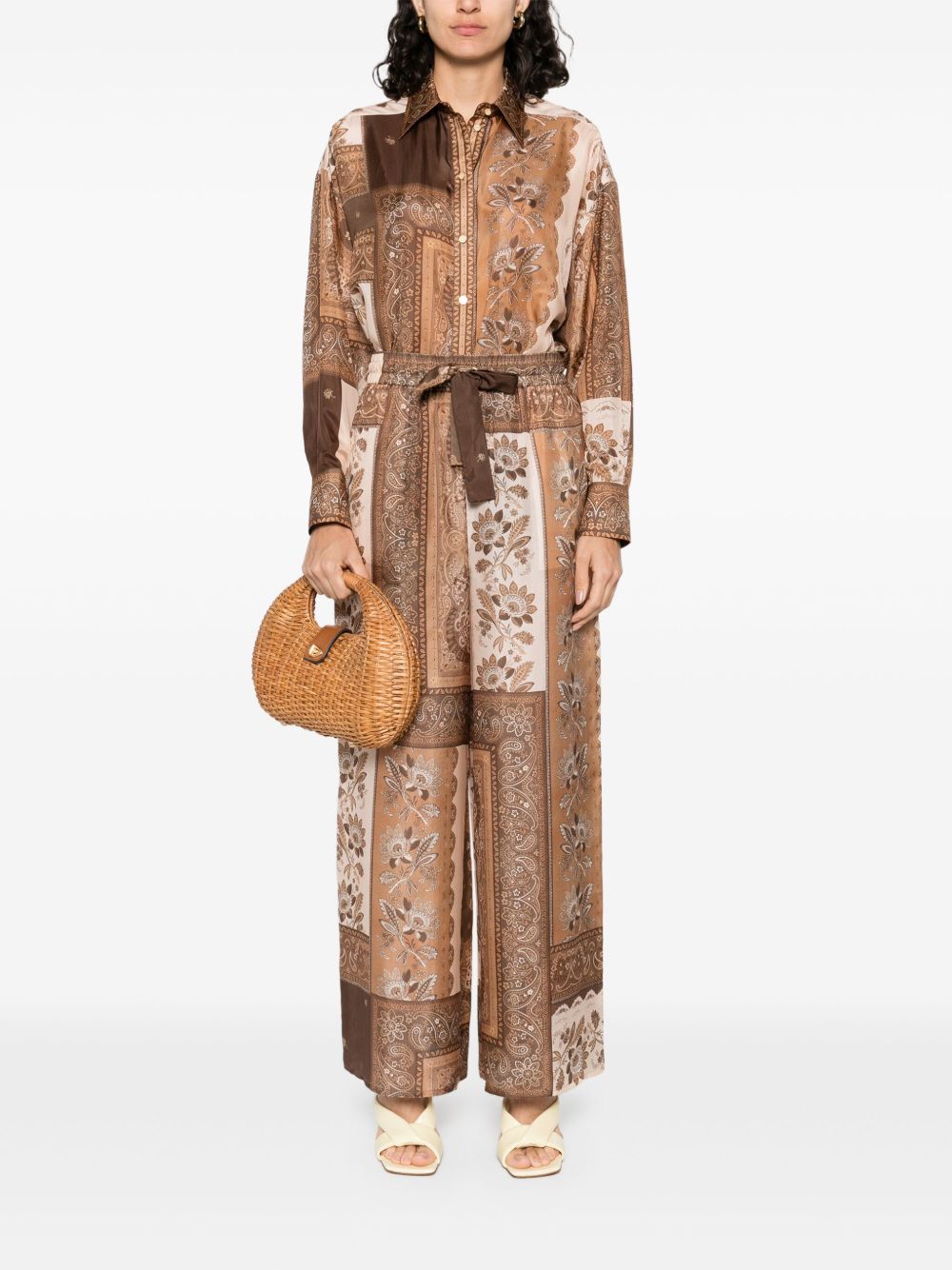 Zimmermann ジマーマンラッキープリントシルクズボン - Image 8