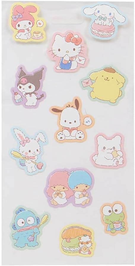 Sanrio 493945 Character Letter Set, Sanrio Characters Packaging: Approx. Width 6.3 x Depth 0.3 x Height 8.7 inches (16 x 0.8 x 22 cm)