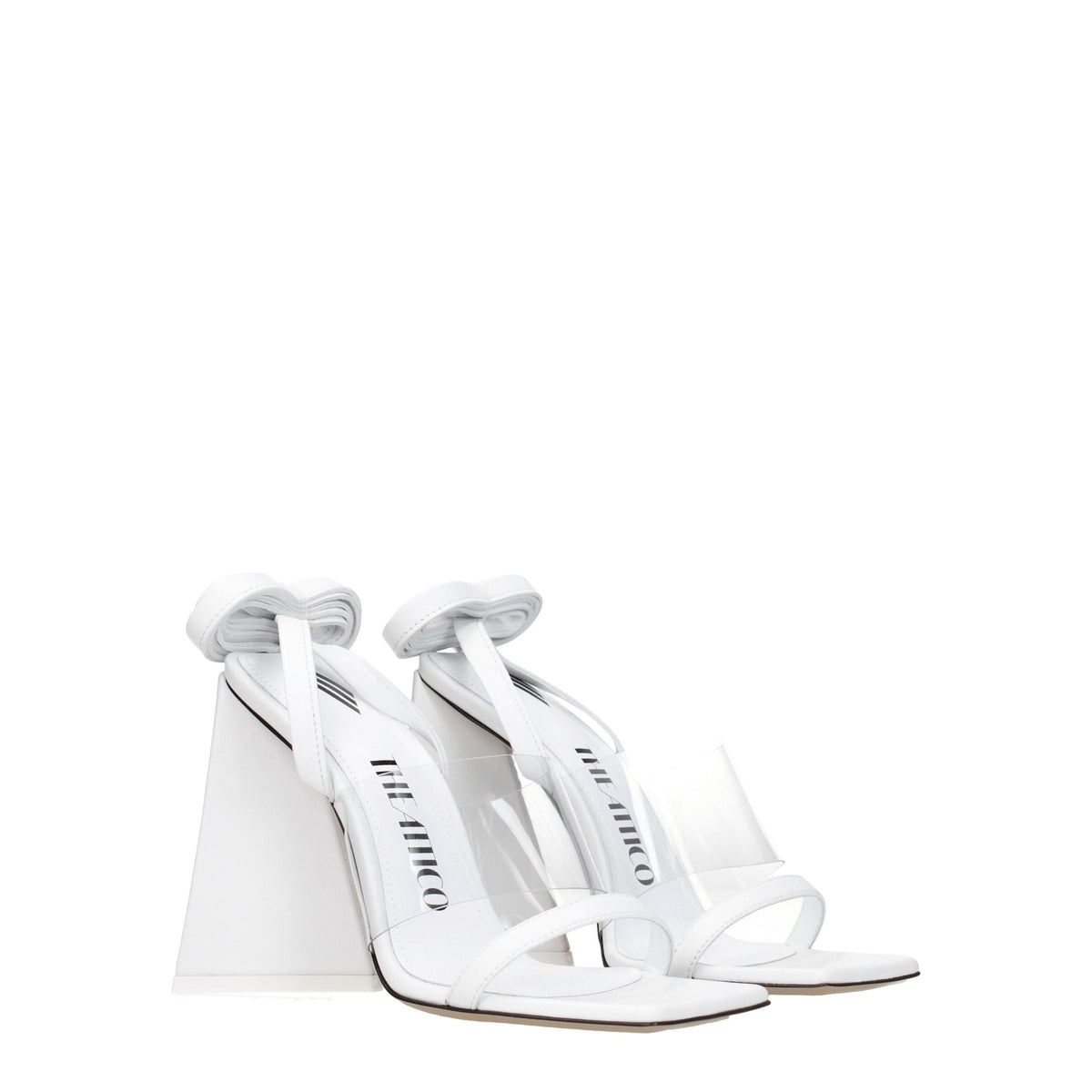 The Attico Sandals Isa Women Leather White - Image 8