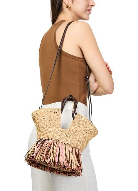 ZIMMERMANN Goldentime mini fringed tote bag - Image 9