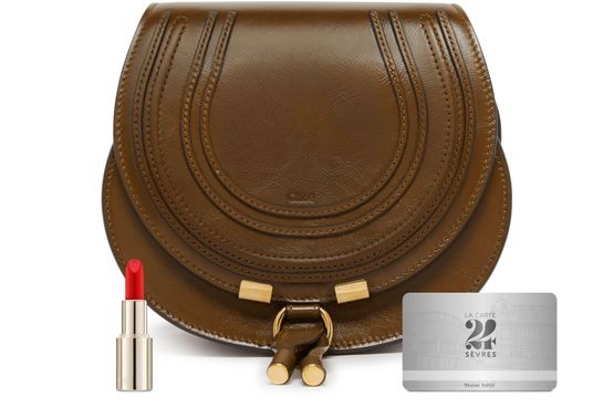 CHLOE Marcie 光沢レザー製 スモール バッグ - Image 9