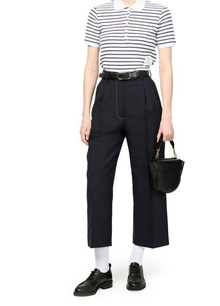 THOM BROWNE ハイウエスト ダブルプリーツ パンツ - Image 9