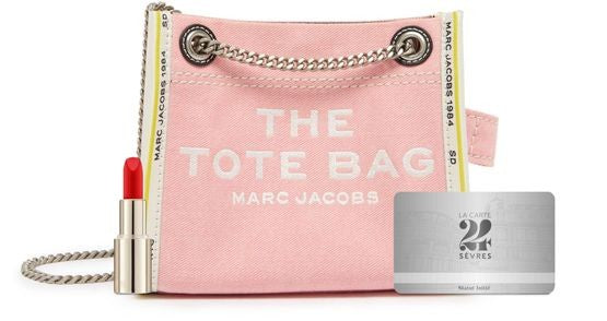 MARC JACOBS The Crossbody Tote Denim バッグ - Image 9