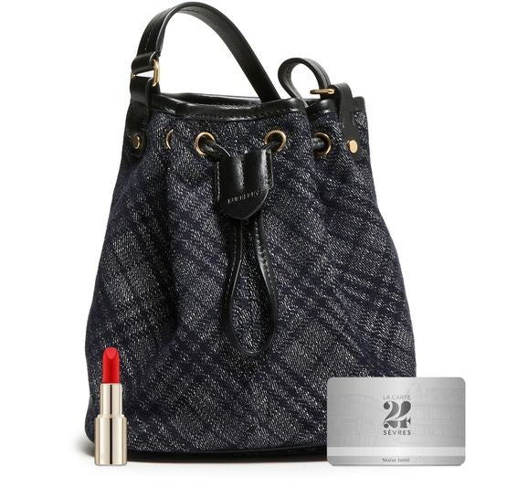 BURBERRY Check mini bucket bag - Image 9