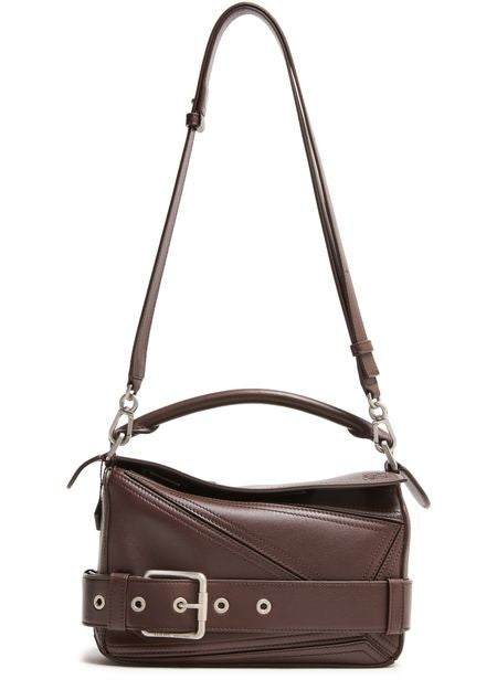 LOEWE Small Puzzle Biker bag in shiny calfskin - Image 9