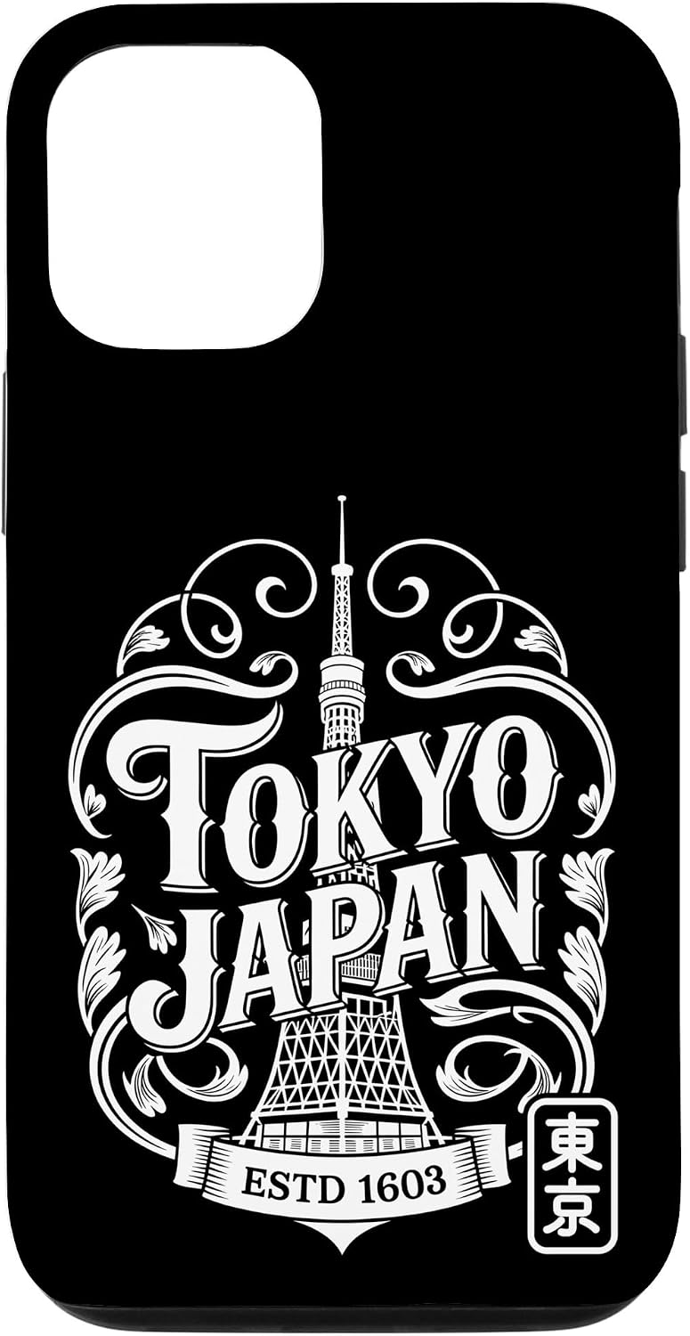 東京タワージャパン ヴィンテージ 旅行 アニメ 漢字 お土産 スマホケース iPhone 17 用