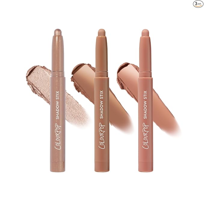ColourPop Shadow Stix - Sombra de ojos en barra crema con color de larga duración - Maquillaje en crema multiusos con un sacapuntas integrado y punta precisa para una fácil aplicación - Socialite