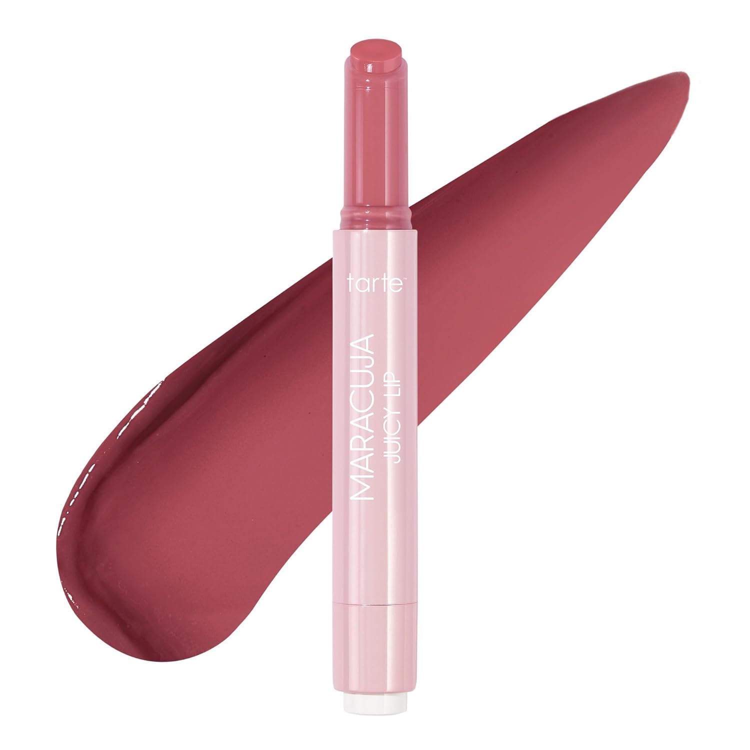 tarte maracuja jugoso bálsamo labial brillante – Mantequilla labial nutritiva viral con color y alta hidratación brillante, cuidado de la piel infundido con vitamina E, vegano y libre de crueldad
