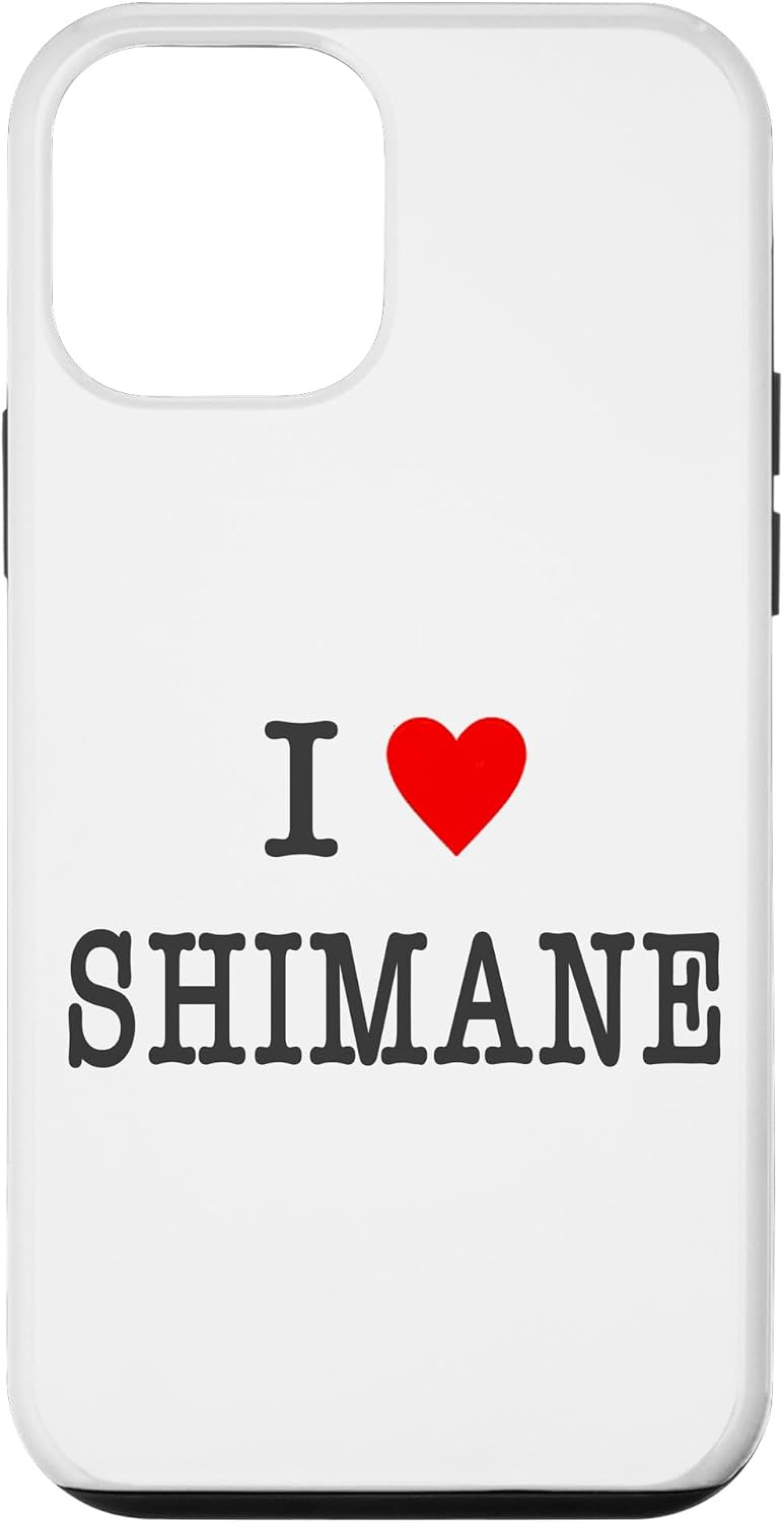 アイラブ・SHIMANE 島根（I Love ハート）【47都道府県】JIMO-T ジモティ お土産 プレゼント 面白 スマホケース iPhone 15 Plus 用
