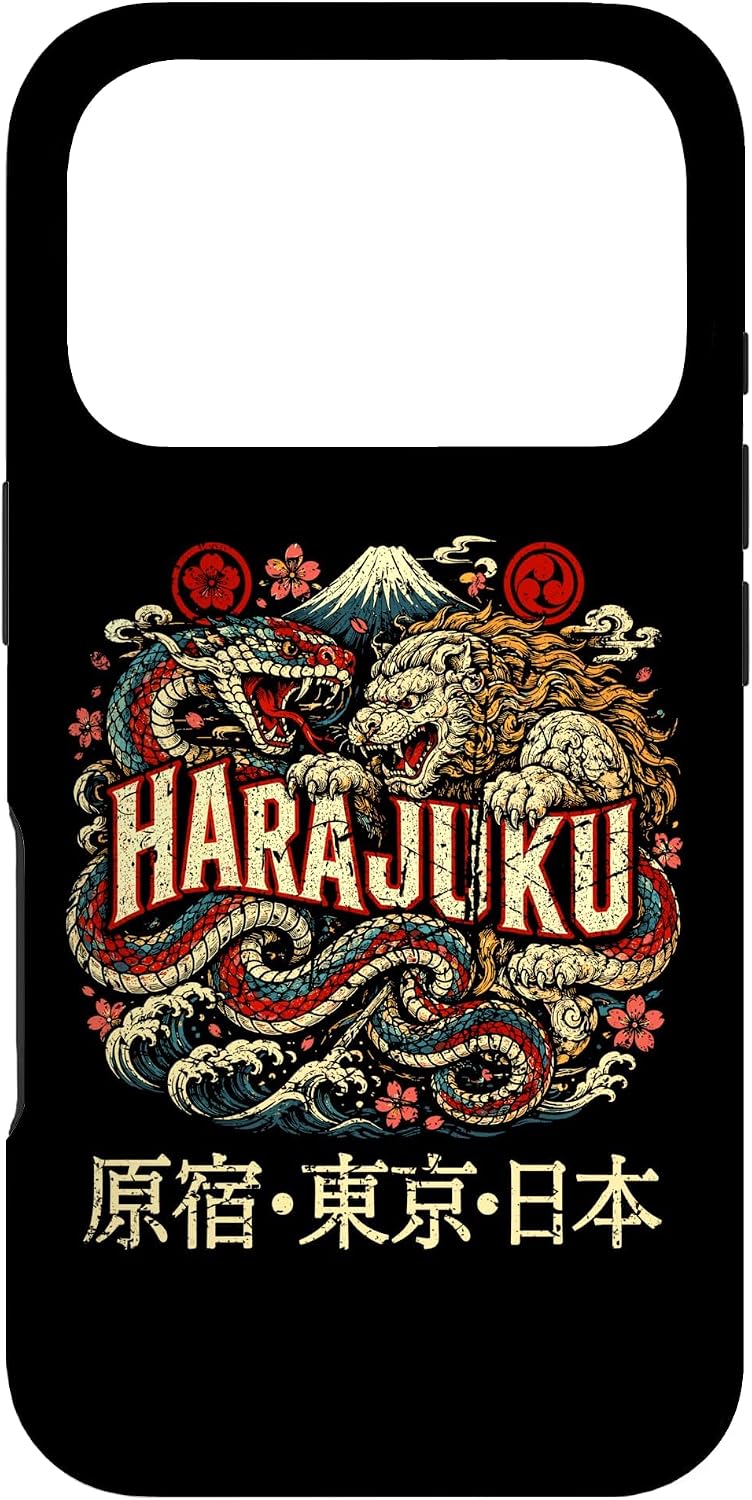 原宿 東京 日本 本格 漢字 旅行 お土産 スマホケース iPhone 13 Pro Max 用