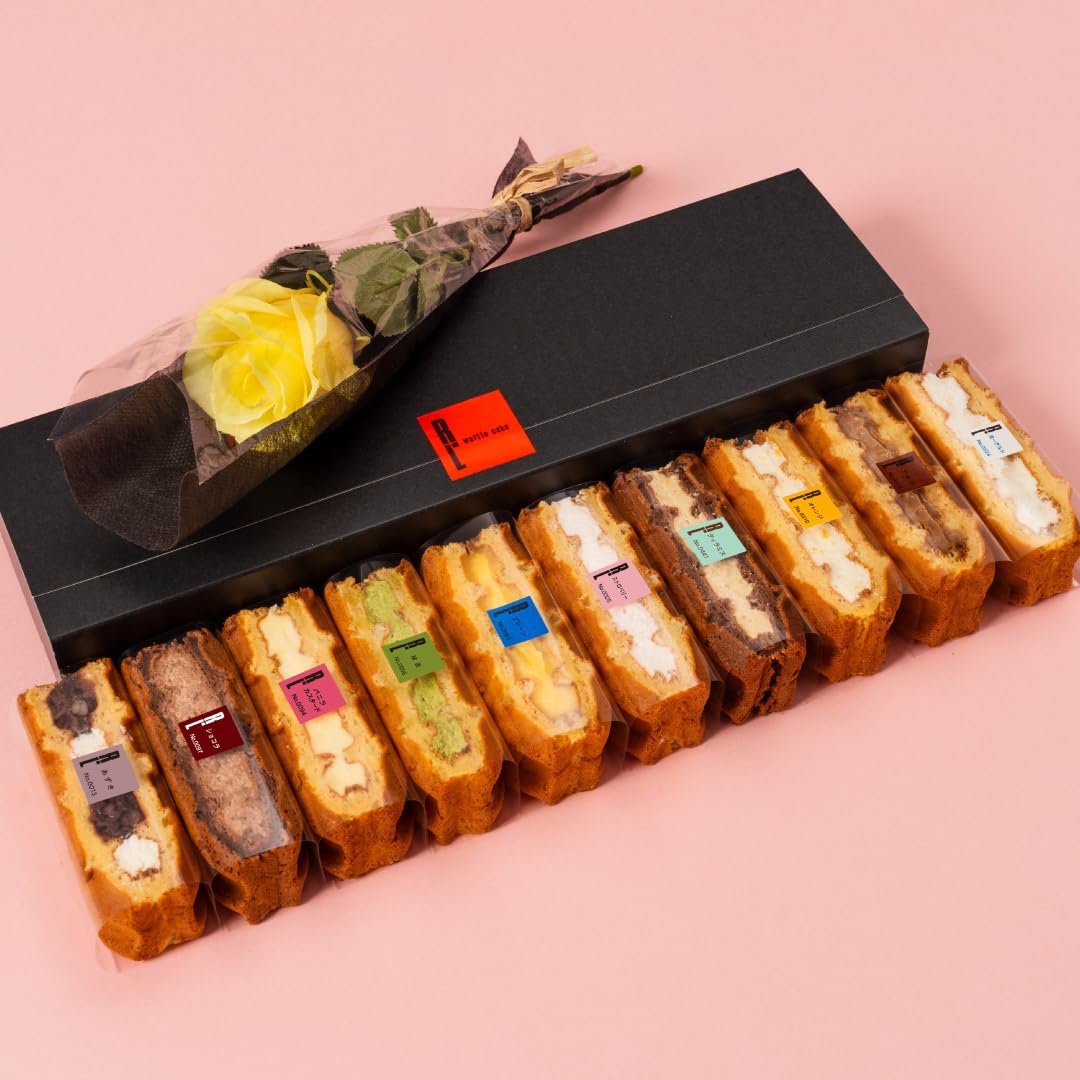 R.L Waffle Cake, Sweets, Gift, Present, Handbag Included, Classic, 10 Pieces, Frozen