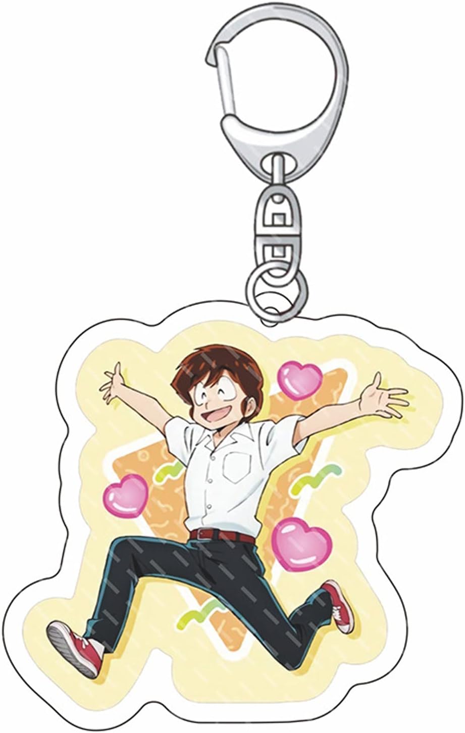 Urusei Yatsura Keychain Ataru Moroboshi Lamb Character Moe Anime Cute Unofficial Goods Key Chain Key Ring Bag Car Key Wallet Birthday Present Gift