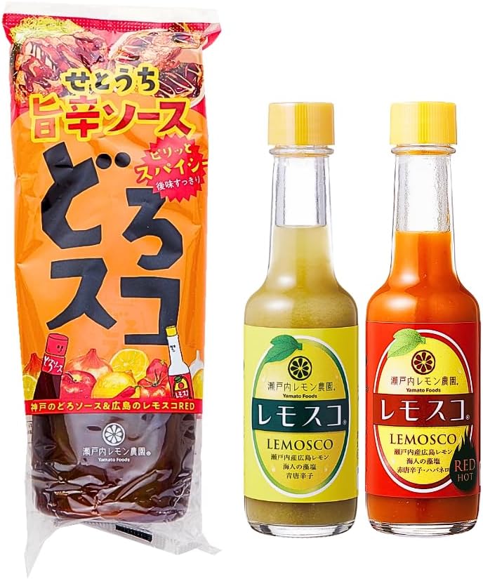 Setouchi Lemon Farm Lemosco 60g x 3-pack Set Domestic Gift Local Souvenir Hiroshima Popular Spicy Seasoning